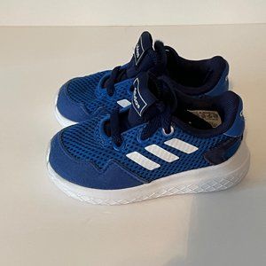 Toddlers Blue and White Adidas